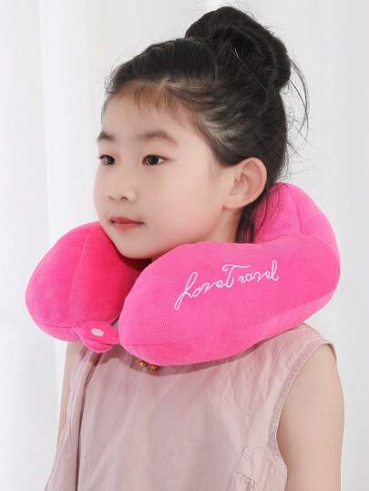 Travel Neck Pillow, Sleep Schattige Shaped Head Zachte Warm Multi Functional Portable Kussen [Please Fluff Knead The After Receiving It Be view 4