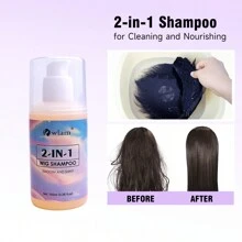 owlam 2-In-1 Wig Shampoo For Synthetic Hair-Gentle 2-In-1 Shampoo & Conditioner - Revitalizes & Nourishes For Ultimate Wig Health And Manageability - Perfect For All Wig Types, Halloween - 100ml - View 1