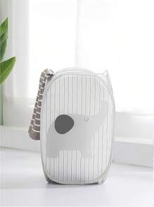 1PC Giỏ đựng đồ gia dụng, Giỏ đựng quần áo bẩn gia dụng, Giỏ đựng quần áo bẩn thoáng khí đơn giản có thể gấp lại, Giỏ đựng quần áo bẩn dung tích lớn, Thích hợp sử dụng hàng ngày tại nhà - Nhiều màu - Xem 4