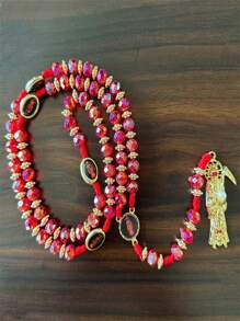 Halskette des Heiligen Todes, Stil. Rosenkranz-Halskette des Heiligen Todes, Weihnachts- und Halloween-Geschenk für Männer und Frauen