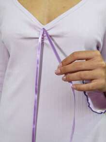 Plus Size Nightgowns & Sleepshirts - 紫色 - 查看 6