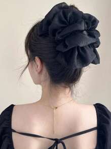 topshiny 1 Stück elegante Wolken-Schleife Haarspange, flauschige Haarspange, einfaches und stilvolles Haaraccessoire für Frauen und Mädchen, geeignet für Partys, Ausflüge, Outfit-Kombinationen und Fotografie-Haarspangen, Haarklammer, Haarspange, Haarclip, Haarfänger-Clip, Klemme-Clip Herbst Winter Haaraccessoires für Frauen für Urlaubsoutfits