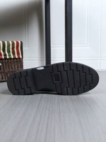 Zapatos Oxford con flecos de estilo vintage británico versátiles para mujer, con suela gruesa y tacón ancho, mocasines de moda