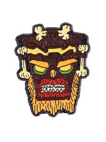 1 件&2 件&4 件动漫游戏珐琅别针卡通动物狼人物胸针徽章金属翻领背包毛衣配饰珠宝礼品