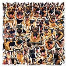 50pcs Cute Dogs Mix Alaskan Malamute,Border Collie,German Shepherd,Rottweiler,Samoyed DIY  PVC Waterproof Graffiti Stickers Ornament For Phone Scrapbook Motorcycle Helmet Computer Cars Guitar Boot Home Notebooks - 5.5-8cm - View 15