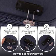 Lightweight And Durable Polyester Travel Luggage, Each Size Has Expandable Layer, Ideal For Moving, Business Trips, And Travel Bag For School School Accessories School Stuff - Grey - View 3