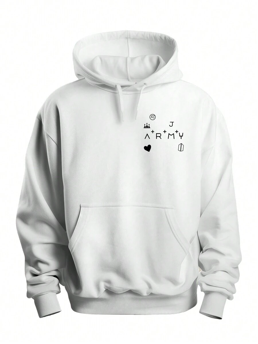 Tatoo Sweatshirt Kpop Collection Fans Army - White - View 1