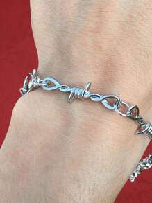 Punk Thorn Decor Bracelet