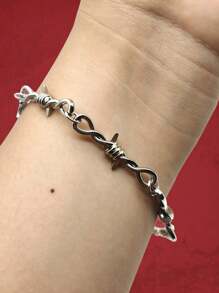 Punk Thorn Decor Bracelet