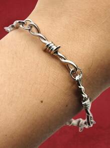 Punk Thorn Decor Bracelet