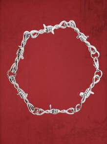 Punk Thorn Decor Bracelet