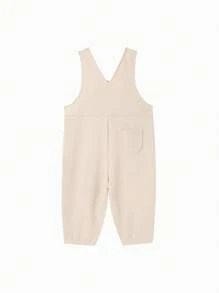 Mini Bala 婴儿弹力休闲裤 - 卡其色 - 查看 5