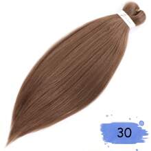 编织发预拉伸 18-36 英寸编织发不发痒热水定型专业合成接发适用于日常编织 - 彩色 - 查看 128