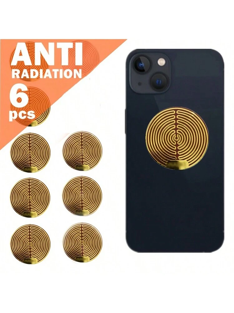 6pcs Electromagnetic Field Radiation Protection Shielding Stickers, 5G  Quantum Shielding Phone Case Round Stickers, Electromagnetic Radiation  Blocker, Negative Ion + Far Field, Suitable For Phones, Computers, Laptops,  IPads | SHEIN EUR