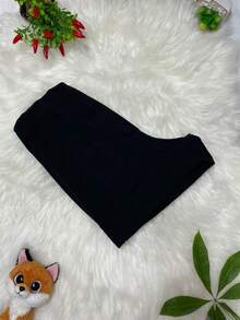 Layeras New Women's Shorts With Zipper On The Left, No Pocket And No Elastane Cold Weather Material - màu đen - Xem 3