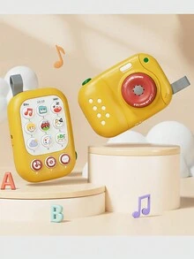 Kids Camera Toy Phone, Realistic Electronic Educational Toy With Music And Camera For Boys And Girls - Multicolor - View 11