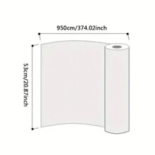 Q QIHANG Non-Self Adhesive Modern Minimalist Country Striped Wallpaper Roll For Living Room Bedroom Tv Backdrop Wall Roll Non-Pasted White Color 1.73'W X 31.17'L - trắng - Xem 7