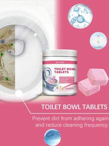 JUE FISH 12pcs Toilet Cleaning Tablets. Effectively Clean Stubborn Stains, Unclog Toilets And Drains, Remove Odors, Remove Yellow Urine Stains, And Refresh The Toilet. An Ideal Gift For Family And Friends. Household Cleaning Products (Random Shipment Of New And Old Models). - Multicolor - View 7