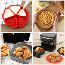 Square Silicone Mold Air Fryer Non-Stick Silicone Fryer Basket - Choose Your Kit - 氣炸鍋墊 - 查看 2