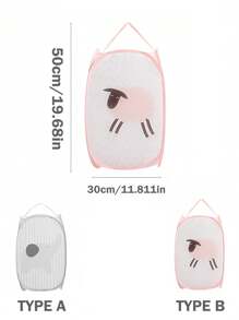 1PC Giỏ đựng đồ gia dụng, Giỏ đựng quần áo bẩn gia dụng, Giỏ đựng quần áo bẩn thoáng khí đơn giản có thể gấp lại, Giỏ đựng quần áo bẩn dung tích lớn, Thích hợp sử dụng hàng ngày tại nhà - Nhiều màu - Xem 3