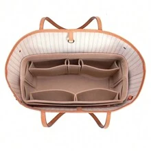 Felt Purse Insert Organizer Portable Cosmetic Bag Fit For Speedy