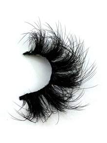 New 7 Pairs 9D Thick 16-25mm Artificial Mink Eyelashes, Fluffy & Dramatic Look, False Eyelashes Dramatic Volume Lashes Extension Thick Long Reusable Extended Makeup
