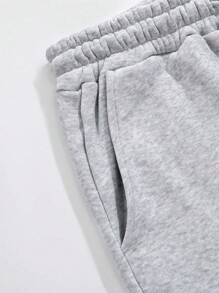 Quần jogger cạp rút phối túi cho nam, màu trơn, mùa xuân/thu - Nhiều màu - Xem 7