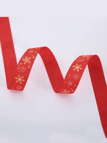 4/1 peças Fitas de Caixa de Presente de Natal de 900 polegadas, Fitas Decorativas de Caixa de Bolo e Flor, Fitas Vermelhas e Verdes de Boneco de Neve, Árvore de Natal e Bengala de Doce, Fitas de Cetim DIY para Embrulho de Presente para Aniversário, Casamento, Natal