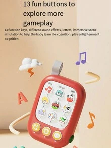 Kids Camera Toy Phone, Realistic Electronic Educational Toy With Music And Camera For Boys And Girls - Multicolor - View 2