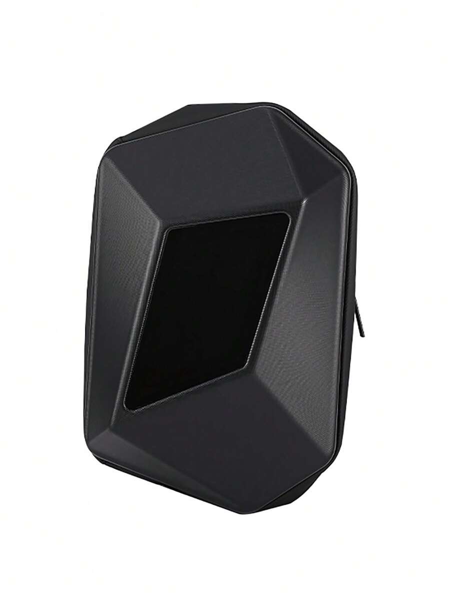 A Shoulder Bag Devil's Eye Sports Cool LED Light-Up DIY Monitor Waterproof Motorcycle Riding - Đen và trắng - Xem 1