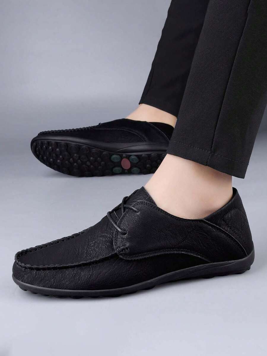 Herren Schuhe mit niedrigem Rist, formelle Schuhe, runde Zehenform Slip-On Loafer, Business & modisch Penny Loafer, ultrafeine Fasern, weicher Boden mit halber Einlage, einfache tägliche Lässig-Schuhe für den Arbeitsweg, leichte Herrenschuhe, weiße Hochzeits-/Feier-Flache Schuhe, geeignet als Anzugschuhe, weiße Herrenschuhe, mehrfarbige Schuhe für Männer