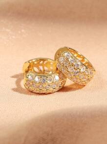 rakol Bộ 6 khuyên tai đá Cubic Zirconia phong cách Bohemian thời trang đa năng, thích hợp để trang trí xếp chồng hàng ngày cho phụ nữ - Hoa tai - Xem 13