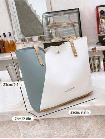 Tote Bag For Girls - Lightweight Faux Leather With Top Handle, Perfect For Daily Commute & Travel, Tote Bags For Ladies