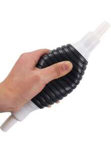 Manual Suction Pump For Transferring Gasoline Water Oil Ethanol Liquids With Hose - trắng - Xem 2