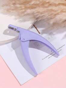 1pc Purple Nail Clipper, Acrylic Nail Cutter Scissors, Straight Edge Nail Nipper Tool For Salon And Home Manicure,Nail Supplies,Nail Tools,Nail Art Tools,Back To School,Nails,Nail Tools For Press On Nails,Manicure Pedicure Tools - Purple - View 1