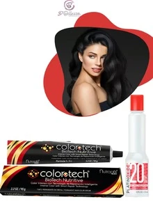 Color Tech Tinte Permanente en Crema 90g - 1 NEGRO - Ver 2