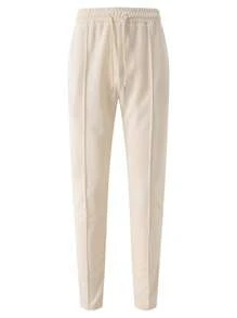 1 Bộ đồ thể thao mùa hè thường ngày cho nam, áo thun polo tay ngắn cổ khóa kéo vải voan màu trơn + quần dài 2 món - Màu Khaki - Xem 4