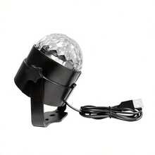1 个 LED 魔球舞台灯、USB 7 色氛围灯、RGB DJ 派对迪斯科灯适用于家庭 KTV 婚礼舞蹈表演派对、聚会、桌面装饰灯舞厅灯聚光灯、聚光灯、节日装饰礼物 - 黑色 - 查看 13