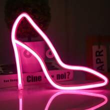 1pc Romantic Neon Light Wall Decor LED Lamp, Battery Or USB Powered, For Room Wall Decor, Tabletop Decor, Wedding Anniversary Party Supplies, Girls Gift, Birthday Gift, Mother's Day Gift (Batteries Not Included) - Multicolor - View 5