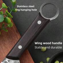 High Quality Bone Cutting Knife With Leather Case Suitable For Kitchen, Outdoor Camping, Etc. It Is An Excellent Gift For Fathers And Husbands - Bone cutting knife+leather cover - View 6