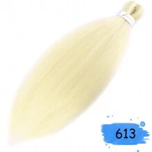 编织发预拉伸 18-36 英寸编织发不发痒热水定型专业合成接发适用于日常编织 - 彩色 - 查看 58