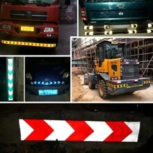 Car Reflective Stickers, Signs Warning Reflective Strips, Suitable For Cars, Bicycles, Trucks, Trailers Reflective Decorative Accessories, Improve The Visibility And Of Vehicles And Trailers - 3M*5cm - View 3