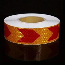 Car Reflective Stickers, Signs Warning Reflective Strips, Suitable For Cars, Bicycles, Trucks, Trailers Reflective Decorative Accessories, Improve The Visibility And Of Vehicles And Trailers - 3M*5cm - View 7