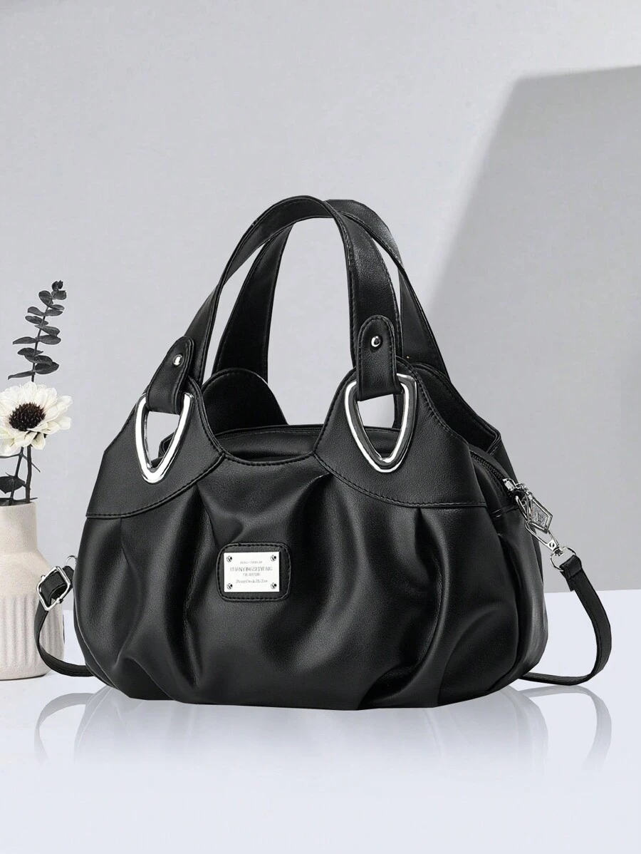 PLANEE Classic Geometric Print Tote Bag For Middle-Aged Women, Multi-Use Handbag, Shoulder Bag, Foldable Large Capacity Casual Bag For Shopping, Travel, Business, Best Mother's Day Gifts Ever