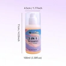 owlam 2-In-1 Wig Shampoo For Synthetic Hair-Gentle 2-In-1 Shampoo & Conditioner - Revitalizes & Nourishes For Ultimate Wig Health And Manageability - Perfect For All Wig Types, Halloween - 100ml - View 5