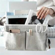 1 件床头收纳架宿舍收纳篮床头挂袋卧室床收纳架房间装饰家居装饰卧室装饰，房间装饰，装饰品，装饰，收纳，收纳袋卧室，收纳袋，家居收纳，女式白色 T 恤，女式黑色裤子，女士冬装，连衣裙， - 彩色 - 查看 4