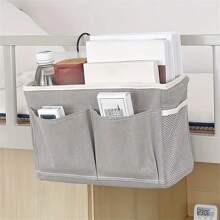 1 件床头收纳架宿舍收纳篮床头挂袋卧室床收纳架房间装饰家居装饰卧室装饰，房间装饰，装饰品，装饰，收纳，收纳袋卧室，收纳袋，家居收纳，女式白色 T 恤，女式黑色裤子，女士冬装，连衣裙， - 彩色 - 查看 3