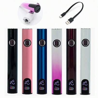 510 螺纹电池汽车笔智能电动工具笔迷你烙铁套件，数字屏幕显示，带 USB-C 快速充电端口的电子维修，可调电压和便携式设计 - 非常适合 DIY 项目