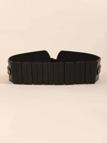 1pc Single-Buckle Women's Waist Belt For Dress, Daily Wear Halloween Summer, School