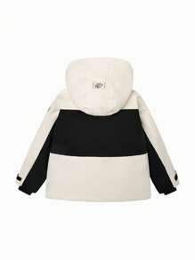 Áo khoác trùm đầu chống gió Mini Bala Kids - màu đen - Xem 5